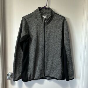 Marc New York Andrew Marc, Large, black & white tweed pattern